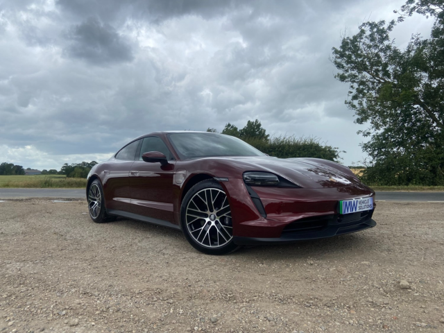 Porsche Taycan 0.0 350kW 93kWh 4dr RWD Auto Saloon Electric Red