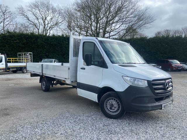 Mercedes-Benz Sprinter 2.1 3.5t Chassis Cab 7G-Tronic Dropside Diesel White